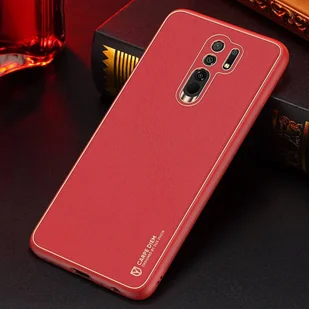 Dux Ducis Yolo eleganckie etui pokrowiec ze skóry ekologicznej Xiaomi Redmi 9 Czerwony - Etui i futerały do telefonów - miniaturka - grafika 14