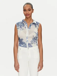 Guess Koszula W5GH95 WDW82 Kolorowy Slim Fit - Koszule damskie - miniaturka - grafika 1