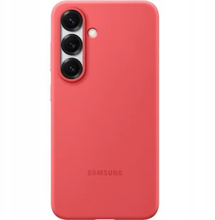 Etui Samsung do Galaxy S25, silikonowe czerwone - Etui i futerały do telefonów - miniaturka - grafika 1