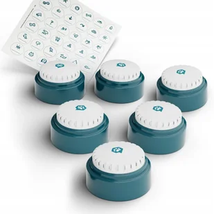 FluentPet - Speek Up Buttons - zestaw 6 przycisków do komunikacji z psem / kotem - Pozostałe akcesoria dla psów - miniaturka - grafika 1