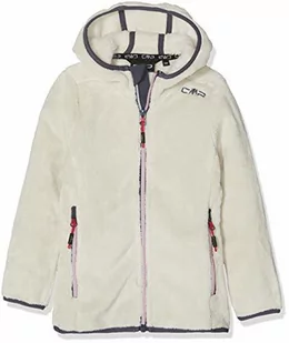 CMP Dziewczęca przytulanka polarowa kurtka dziewczęca biały Rock 104 - Kurtki i płaszcze dla dziewczynek - miniaturka - grafika 1