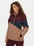 Kurtki narciarskie - Dare2B Kurtka narciarska Ice III DWP593 Beżowy Regular Fit - miniaturka - grafika 1