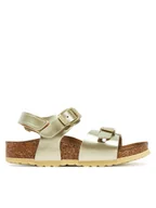 Buty dla dziewczynek - Birkenstock Sandały Rio As Kids 1029540 S Złoty - miniaturka - grafika 1
