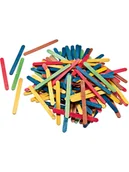 Zabawki kreatywne - Folia Kolorowe patyczki (500 szt.) - 11,4 x 1 cm - miniaturka - grafika 1