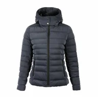 Kurtki damskie - Kurtka zimowa damska z kapturem PASSO granatowa r.L - miniaturka - grafika 1