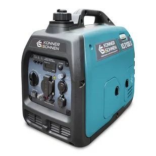 Agregat prądotwórczy Agregat prądotwórczy inwertorowy Könner & Söhnen KS 2100i S. Obudowa dźwiękochłonna. Maks. moc 2000 W, 1x16 A (230 V), 2 złącza USB, wyświetlacz LED.. - Agregaty prądotwórcze - miniaturka - grafika 1