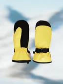 Rękawice narciarskie - 4F Rękawiczki narciarskie Thinsulate chłopięce - żółta XL - miniaturka - grafika 1