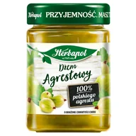 Dżem - Herbapol Dżem agrestowy o obniżonej zawartości cukru 280 g - miniaturka - grafika 1