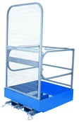 Inne urządzenia budowlane - SWARK Kosz roboczy do wózka widłowego GermanTech (wymiary: 1000x1000 mm) 99746685 - miniaturka - grafika 1