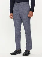 Spodnie męskie - Boss Spodnie materiałowe C-Genius-242 50517103 Niebieski Slim Fit - miniaturka - grafika 1