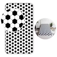 Prześcieradła dla dzieci - Piłka nożna, prześcieradło dla dzieci, bawełniane prześcieradło z gumką 90x200cm+25cm, OEKO-TEX - miniaturka - grafika 1