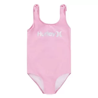 Stroje kąpielowe - Hurley Dziewczęcy kostium kąpielowy z ramiączkami, jednoczęściowy kostium kąpielowy, Rosa, 13 Lat - grafika 1