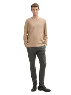 Tom Tailor Sweter w kolorze beżowym - Swetry męskie - miniaturka - grafika 1