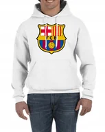 Bluzy męskie - Bluza Z Kapturem Fc Barcelona Prezent M 0222 - miniaturka - grafika 1