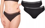 Majtki damskie - Majtki damskie FIGI damskie PRĄŻKOWANE 2x Sloggi GO Ribbed R Tai C2P XS - miniaturka - grafika 1