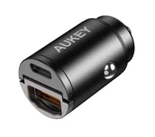 Ładowarki samochodowe - Aukey Ładowarka samochodowa USB-A USB-C PD 30W - miniaturka - grafika 1