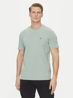 Koszulki męskie - Napapijri T-Shirt Salis NP0A4H8D Khaki Regular Fit - miniaturka - grafika 1