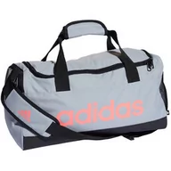 Torby sportowe - Adidas, torba sportowa, Linear Duffel XS, szara HC4748 - miniaturka - grafika 1