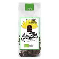 Inne słodycze - BIO PLANET BANANY W SUROWEJ CZEKOLADZIE BIO 100 g - - miniaturka - grafika 1