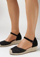 Sandały damskie - Czarne Sandały Callolea - miniaturka - grafika 1