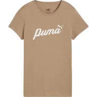 Koszulki sportowe damskie - Koszulka sportowa damska Puma ESS Script - miniaturka - grafika 1