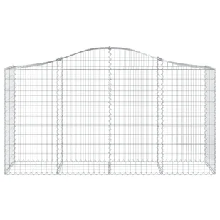 vidaXL Kosze gabionowe, 6 szt, 200x50x100/120 cm, galwanizowane żelazo - Ogrodzenia - miniaturka - grafika 5