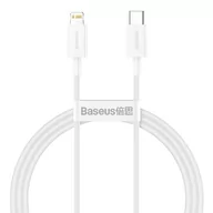 Kable USB - Baseus Superior kabel USB Typ C - Lightning Power Delivery 20 W 1 m Biały (CATLYS-A02) - miniaturka - grafika 1