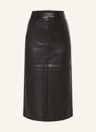 Spódnice - Calvin Klein Spódnica Z Imitacji Skóry schwarz - miniaturka - grafika 1