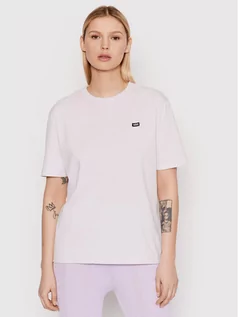 Koszulki sportowe damskie - Vans T-Shirt Wm Ss Otw VN0A5I8X Fioletowy Regular Fit - grafika 1