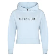 Bluzy narciarskie - Damski Hoodie Alpine Pro Jefewa 2XL - Ciepły i Oddychający - miniaturka - grafika 1