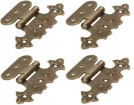Inne mocowania - 4X Zawias Meblowy Ozdobny Asymetryczny Stal Retro - miniaturka - grafika 1