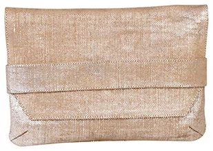 Clairefontaine 410059C Torebka KLEO-PATHRA skóra jagnięca 26 x 18cm 1 szt. srebrna praktyczna i elegancka kopertówka - Torebki damskie - miniaturka - grafika 1