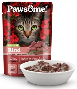 Pawsome Adult Rind - wołowina saszetka 85g - Mokra karma dla kotów - miniaturka - grafika 2