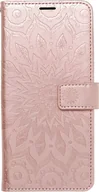 Etui i futerały do telefonów - Kabura MEZZO Book do XIAOMI Redmi Note 14 PRO 5G / 14 PRO PLUS 5G mandala złoty róż - miniaturka - grafika 1