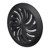 Kratki wentylacyjne - Osłona wentylacyjna fi100 mm czarny - miniaturka - grafika 1