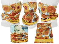 Apaszki i szaliki damskie - Komin/chusta - V. Van Gogh. Słoneczniki - alternatywa maseczki (CARMANI) - miniaturka - grafika 1