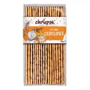Chrupak Pieczywko cebulowe Chrupak, 130g 5902627244230 - Inne przekąski suche - miniaturka - grafika 1