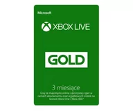 Kody i doładowania cyfrowe - Microsoft Xbox Live Gold 3 miesiące - miniaturka - grafika 1