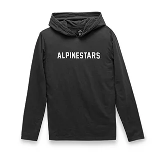 Bluzy męskie - Alpinestars Męska bluza z kapturem Legit czarny L - grafika 1
