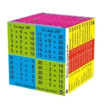Bigjigs Toys Cube Book Kostka edukacyjna Dodawanie odejmowanie - Zabawki interaktywne dla dzieci - miniaturka - grafika 1
