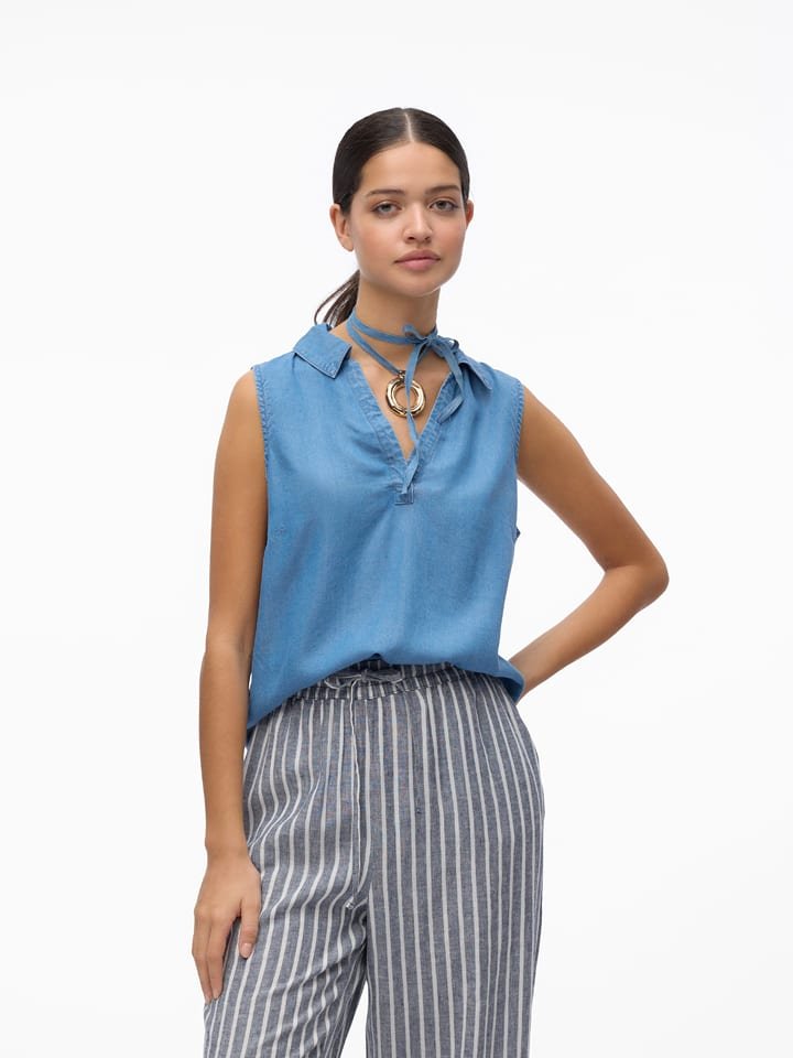 Vero Moda Bluzka w kolorze niebieskim