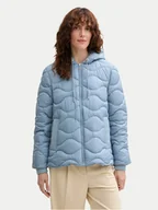 Kurtki damskie - Tom Tailor Kurtka puchowa 1044399 Błękitny Regular Fit - miniaturka - grafika 1