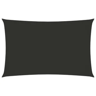 vidaXL Prostokątny żagiel ogrodowy, tkanina Oxford, 2,5x5 m, antracyt 135099 - Parasole ogrodowe - miniaturka - grafika 7