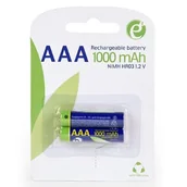 Baterie i akcesoria - Gembird Akumulator Ni-MH AAA 1000 mAh/2pak/blister - miniaturka - grafika 1
