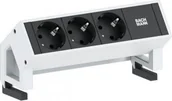 Listwy zasilające - Listwa zasilająca Bachmann DESK2 3 gniazda 0.2 m biała - miniaturka - grafika 1