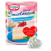Ciasta i półprodukty do ciast - Dr. Oetker Masa śmietanowa śmietankowa 56 g - miniaturka - grafika 1