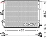 Chłodnice - CHŁODNICA KLIMATYZACJI Z OSUSZACZEM DENSO DCN43007 97606B2500 KIA - miniaturka - grafika 1