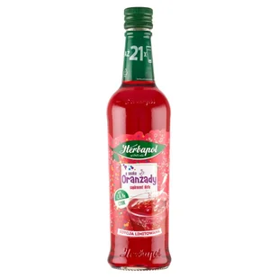 Syrop do herbaty HERBAPOL Owocowa Spiżarnia Oranżada 420 ml - Śmietanki i dodatki do kawy - miniaturka - grafika 1