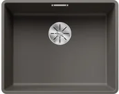 Zlewozmywaki - Zlewozmywak granitowy BLANCO Subline 500-F Silgranit Wulkaniczny szary 527352 - miniaturka - grafika 1