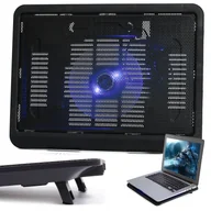 Podkładki chłodzące pod laptopa - Podkładka chłodząca - podstawka pod laptopa 9-12'' Single 120mm V19-Czarny - miniaturka - grafika 1